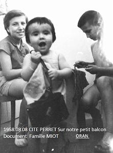 Oran- SDV- 7060- 1958 08 08 EDWIGE LOUIS HELENE MIOT -